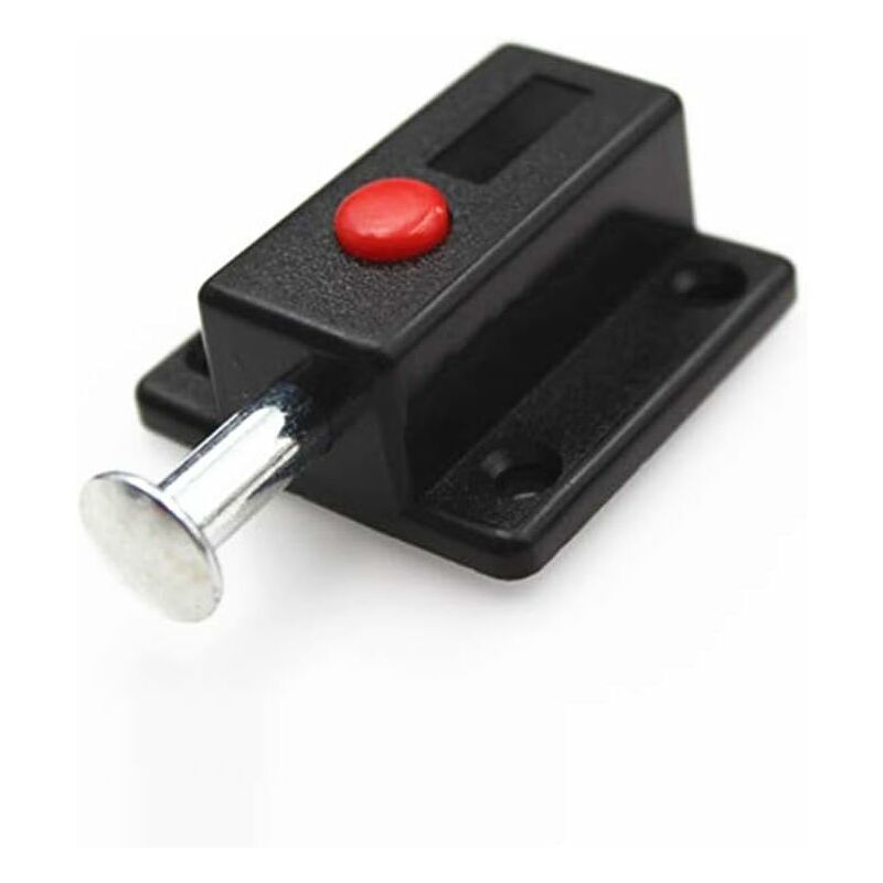 4 pcs Spring Window Cabinet Knob Automatic Door Latch Lock Furniture Cabinet Drawer Door Lock With Spring Knob