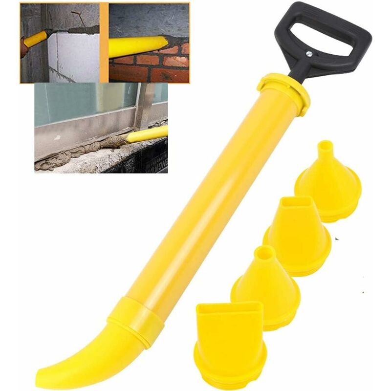 Mortar Gun, Cement Sprayer Cement Caulking Gun Cement Grout Gun Mortar Sprayer With 5 Nozzles For Lime Patio Paving