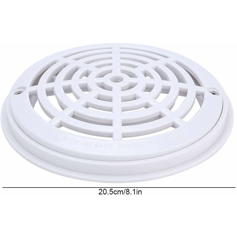 ROund Main Drain Cover Swimming Pool Drain Cover Suction Cover For Pool Replacement Hose Fittings Accessories