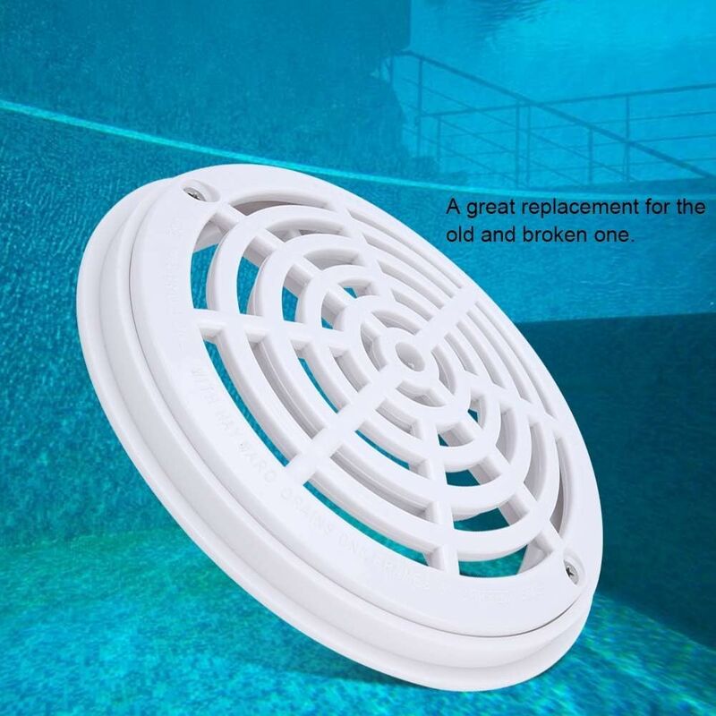 ROund Main Drain Cover Swimming Pool Drain Cover Suction Cover For Pool Replacement Hose Fittings Accessories