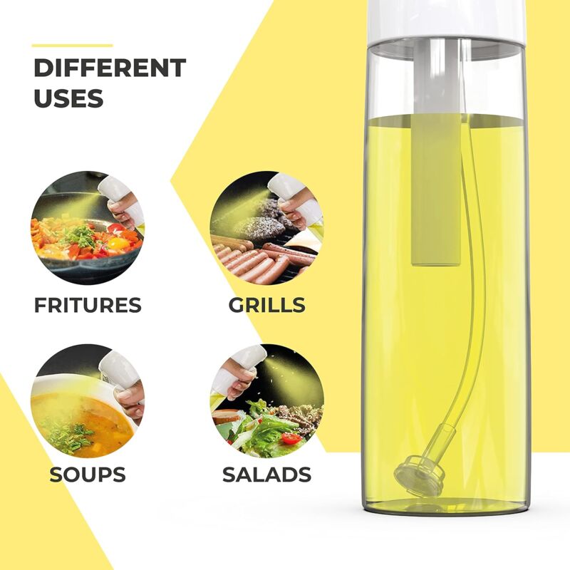 Olive Oil Spray Bottle. Cooking Spray For Salad, Pizza. 300Ml Oil Spray Bottle. Food Spray Bottle. Kitchen Accessories