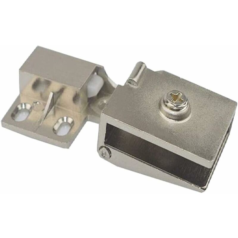 1 Pair Frameless Glass Door Hinges, Side Recessed Glass Cabinets, Shower Door Hinges, Furniture Glass Cabinet And Door
