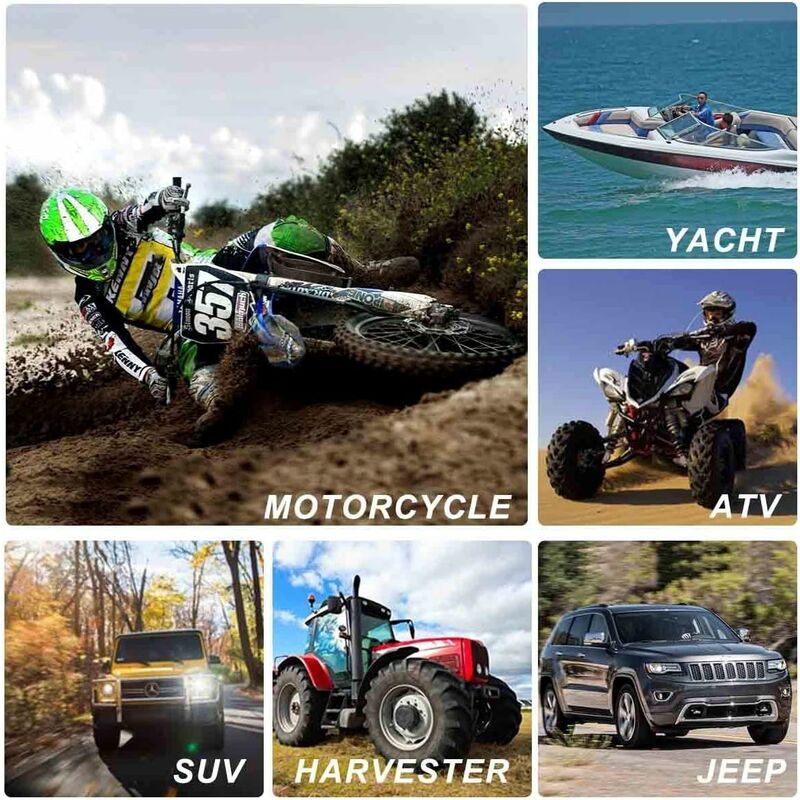 20W LED Fog Light LED Work Light Ip68 Waterproof Work Light LED Car Headlight Off-ROad Motorcycle Atv Utv 4X4 Suv