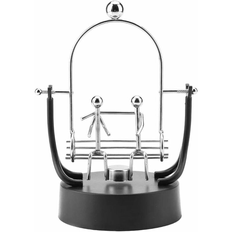 Electronic Perpetual Motion Shake Wiggle Device Swinging Balance Bicycle Physics Science Desk Toy