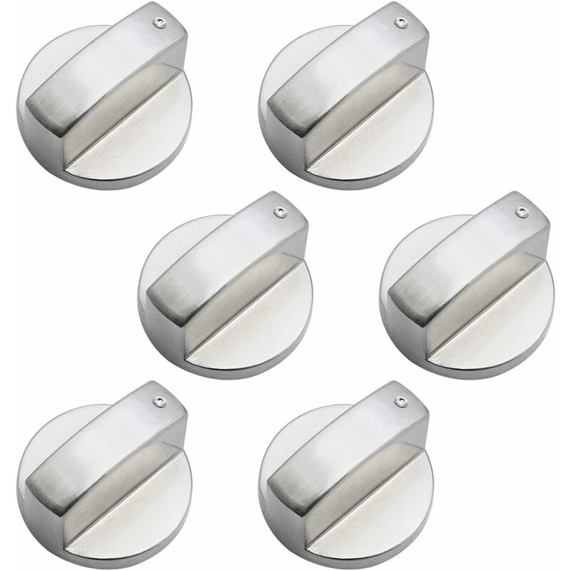 Parts Universal Metal Control Knobs Gas Stove Knob 6Mm Universal Control Knobs Stove Knob For Gas Stove Cooker Oven Hob