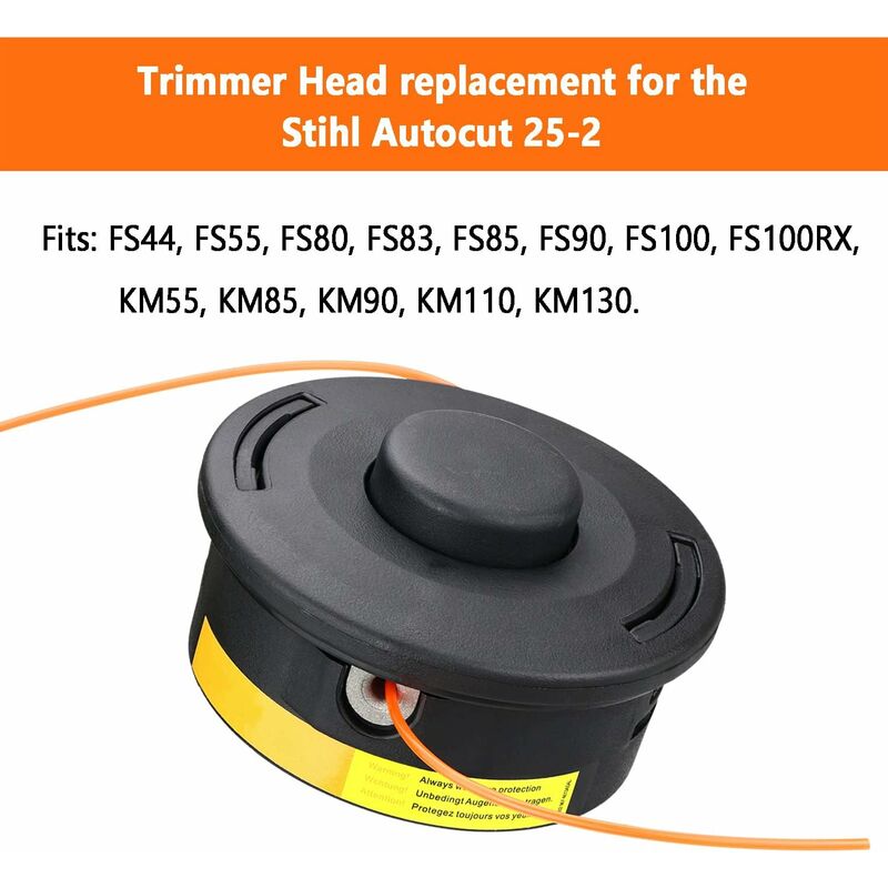 Trimmer Head For Stihl Auto Cut 25-2, Trimmer Head Fits Brushcutter Model Stihl Fs, Km Series