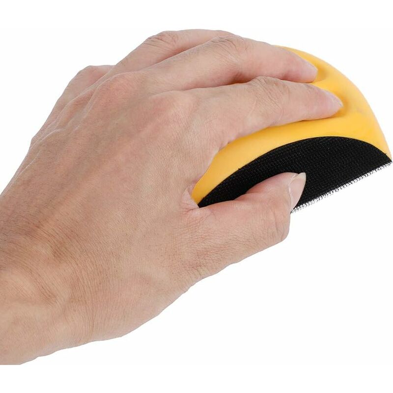 Pu Foam Block, Hook And Loop Hand Sanding Block, Hook And Loop Sanding Block, Hand Sanding Pad Block For Polishing Disc