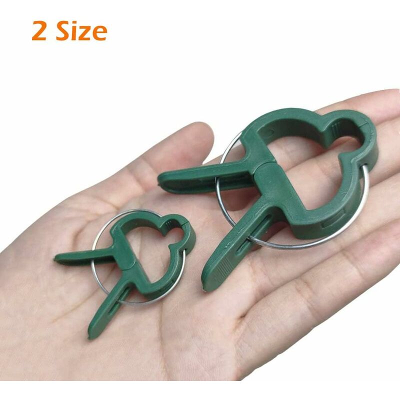 Garden For Tomatoes, 40 pcs Plant Clips Climbing Plants Reusable Climbing Plant Support For Greenhouse Gardening