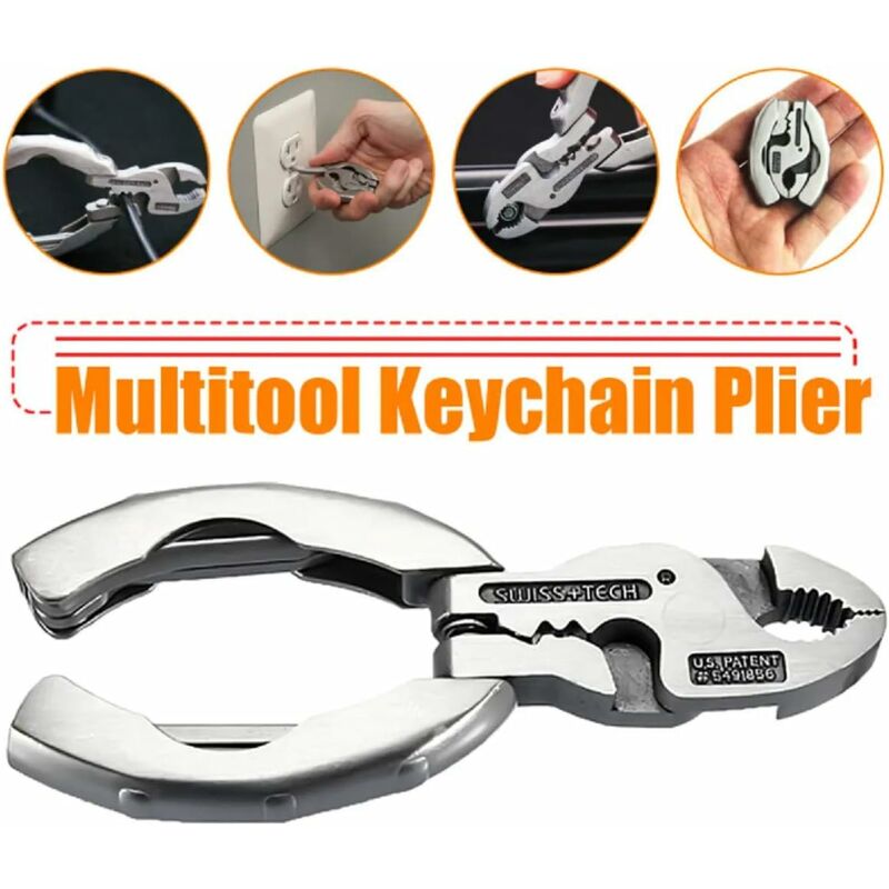 Mini Multifunctional Tool 9 In 1 Multitool Keychain Screwdriver Pocket Tools