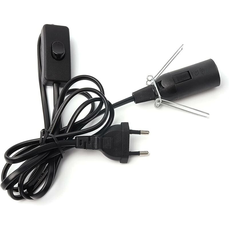 Câble Avec Interrupteur Pour Lampe À Sel - 1,8 M - Douille Pour Lampe De Sel