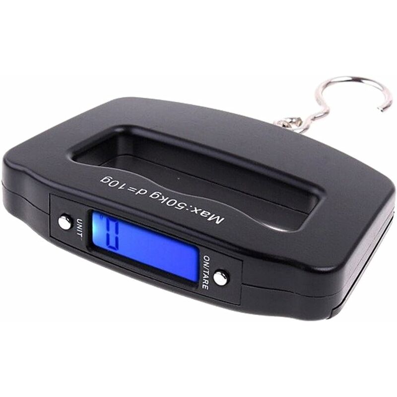 Portable Digital Hanging Weighing Scales For Fishing Travel Luggage Suitcase Parcel Household Outdoor 110 Lbs/50 Kg