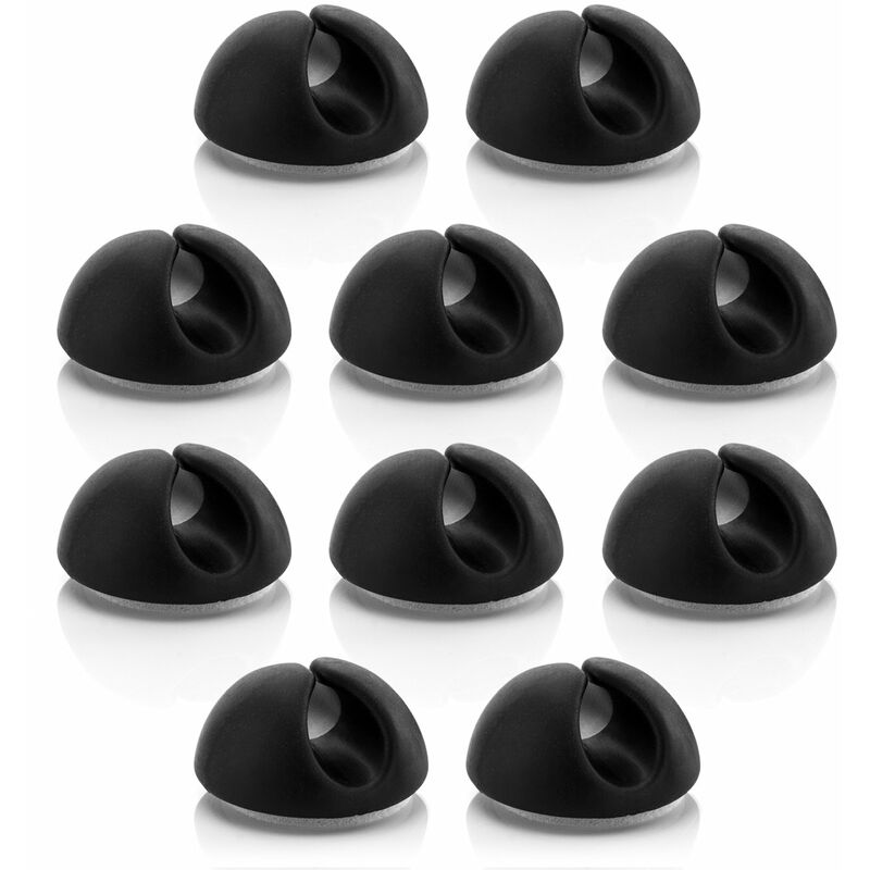 10X Cable Clips Cable Holder Cable Management Cable Fixing Cable Organizer For Cables Up To 8Mm Cable Clips Cable
