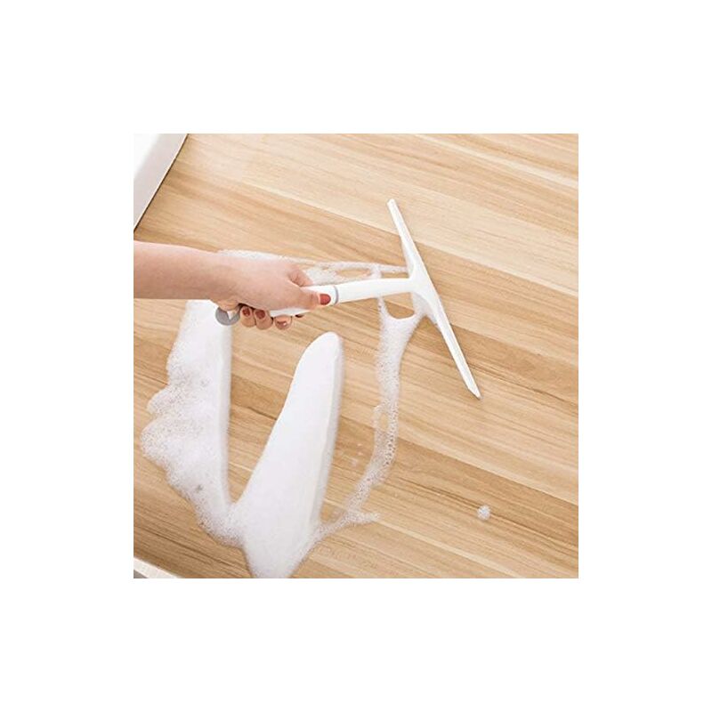 Shower Squeegee Glass Squeegee, Glass And Tile Squeegee For Window Or Shower - With Heavy Duty Blade