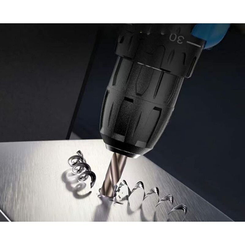 10 pcs M35 Hss Cobalt Drill Bit Set, Steel Twist Drill Bit, Drill Diameter 0.8Mm