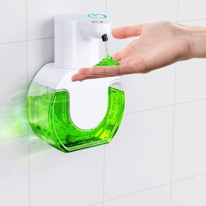 Automatic Soap Dispenser Touchless Liquid Soap 420Ml, Automatic Liquid Soap Dispenser For Kitchen, With 4 Adjustable