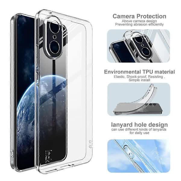 TPU Shockproof Phone Case for OnePlus Nord CE 5G Transparent Slim Design