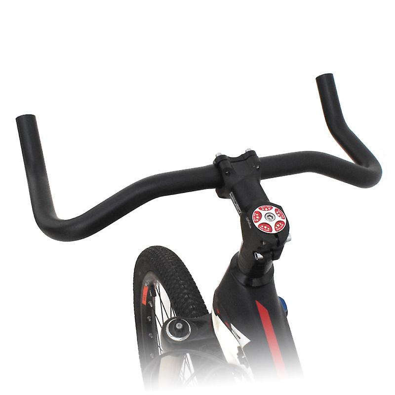 Bicycle Bullhorn Handlebar Aluminum Alloy 25.4mm 390mm Bicycle Handlebar For Fixed Gear Bicycle Road Bike