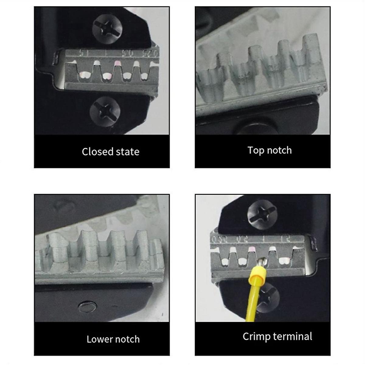 Sn-58b Latching Crimping Pliers Tool for Terminal Wires with Single Pliers Connector Set AWG24-13