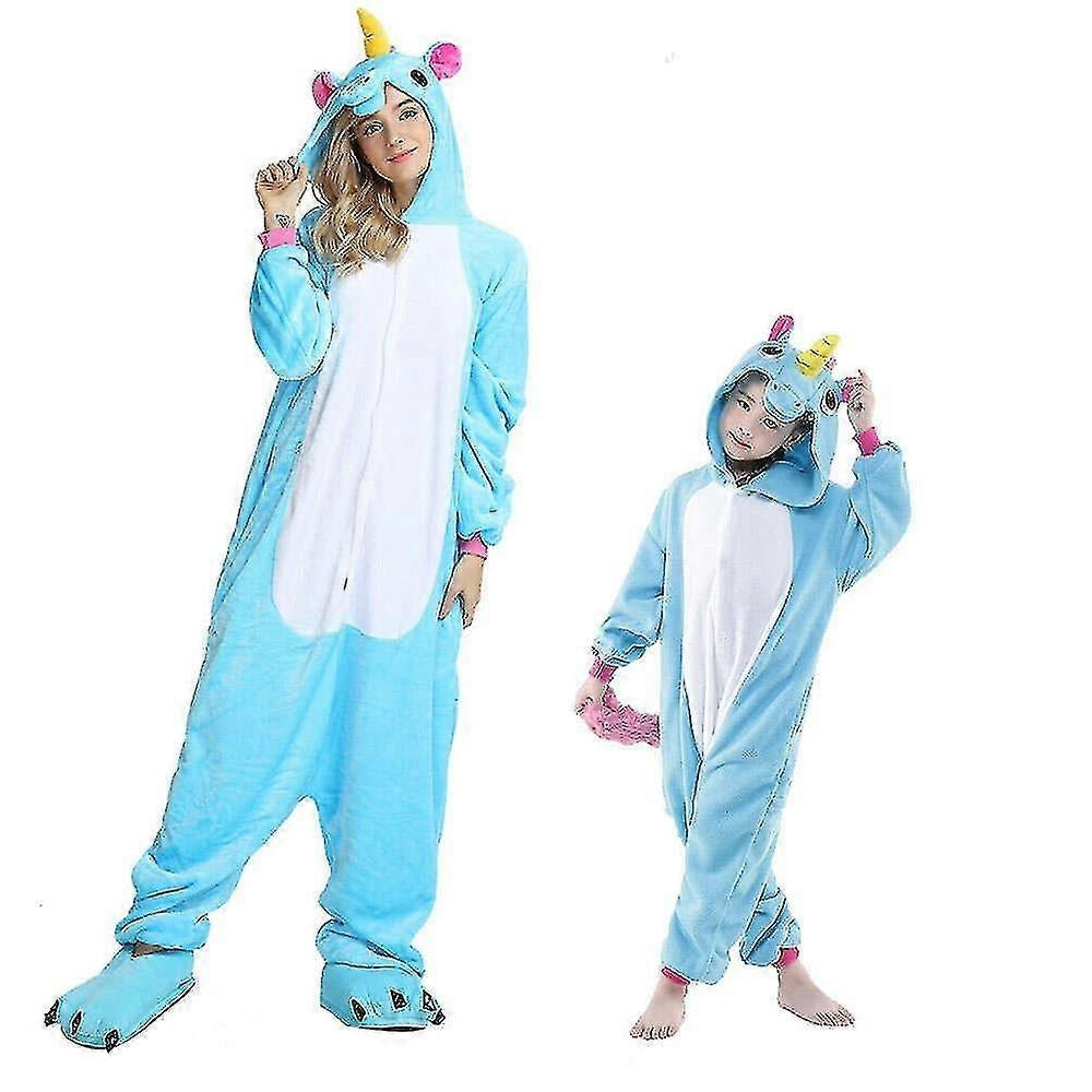 XL Unicorn Kigurumi Jumpsuit Pink Rose Pegasus Clothing Pajamas