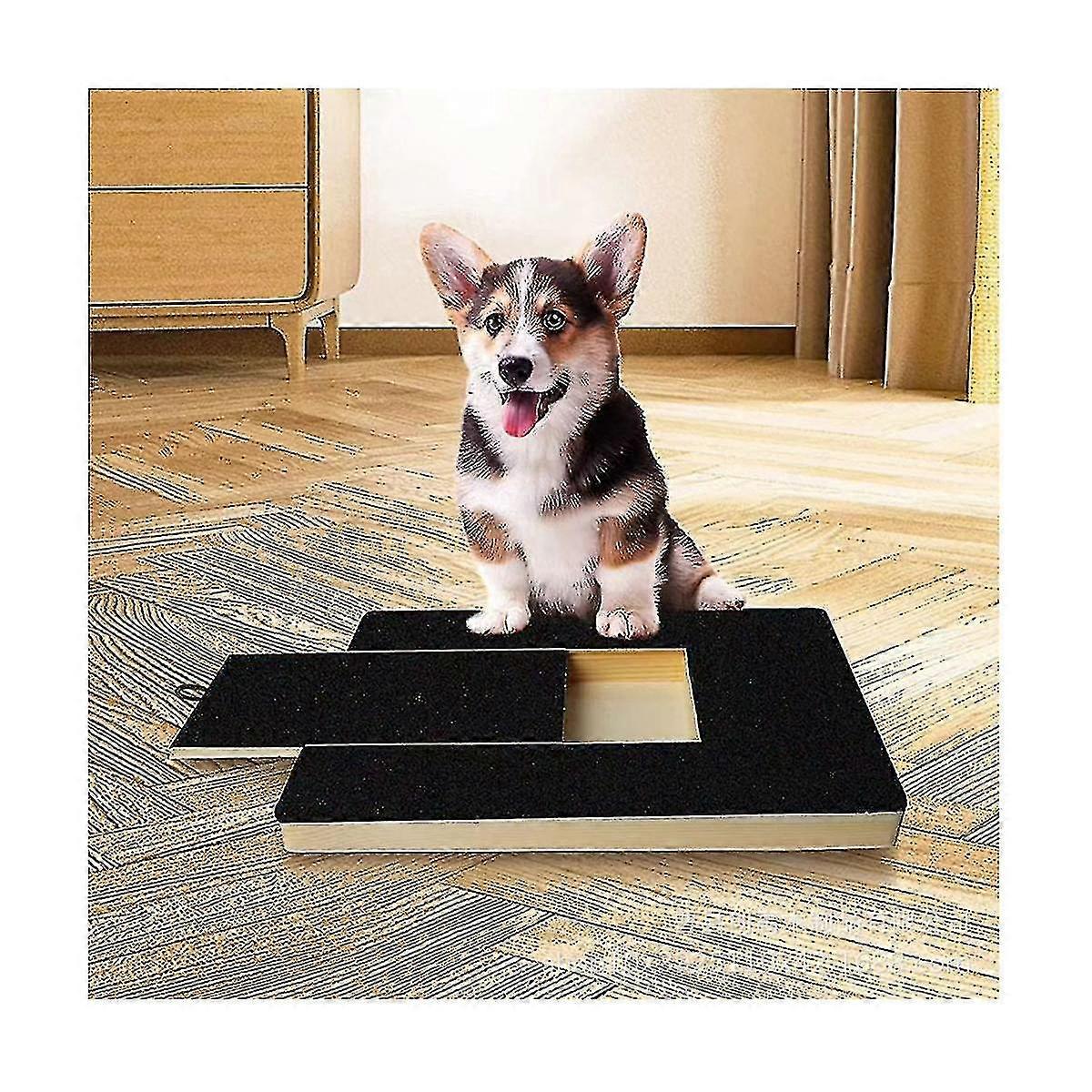 Dog Claw Training Board - File Trimmer Board, Trimming Board, Scratching Box, Sandpaper, Filing, Scraping