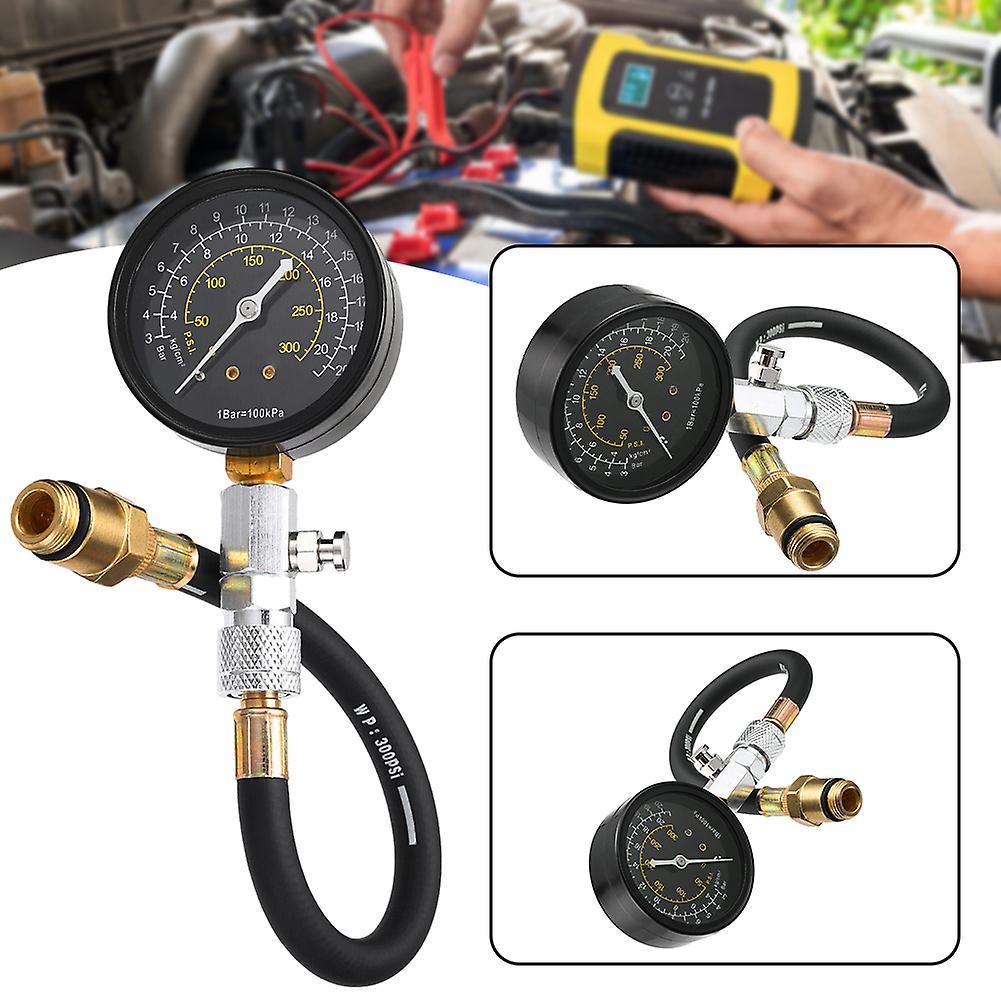 Universal Engine Compression Tester Professional Cylinder Compression Meter for Motorcycle