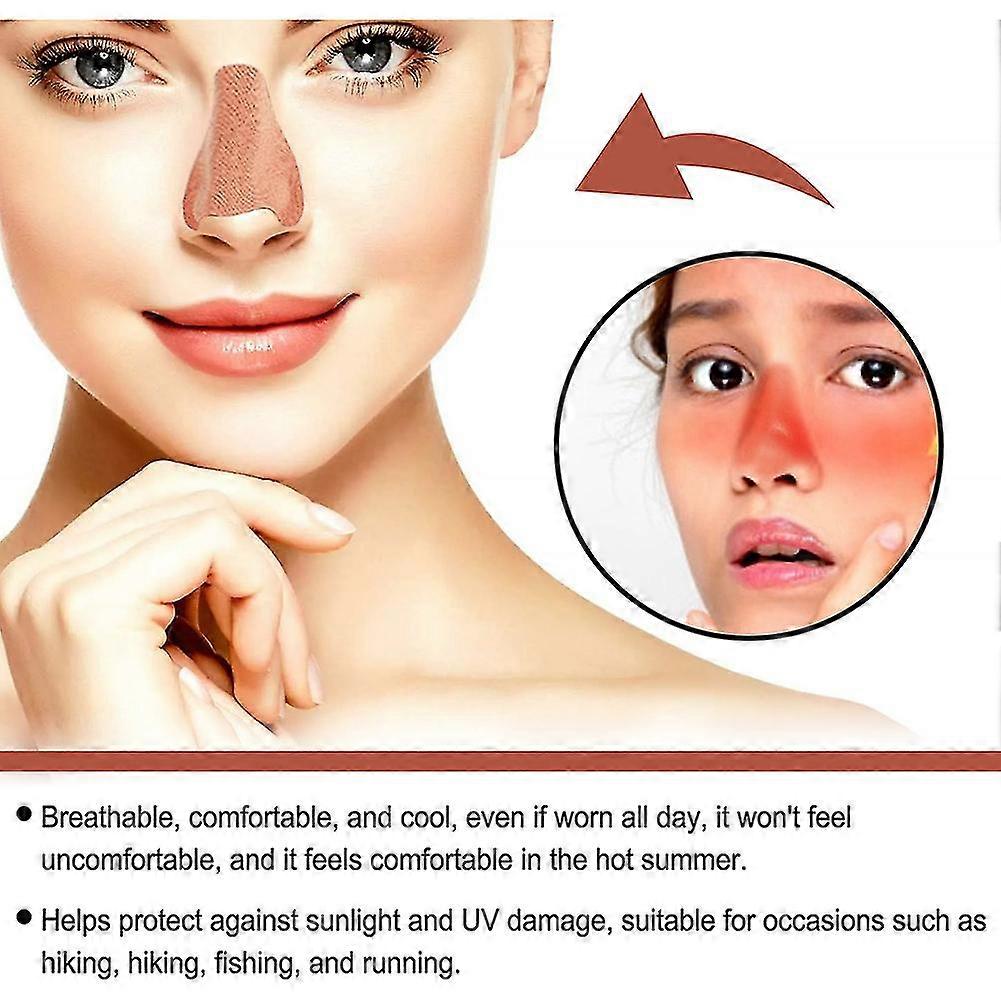 UV Protection Sport Sunscreen Nose Patch 24 pcs Skin-friendly Outdoor Sun Nose Sticker