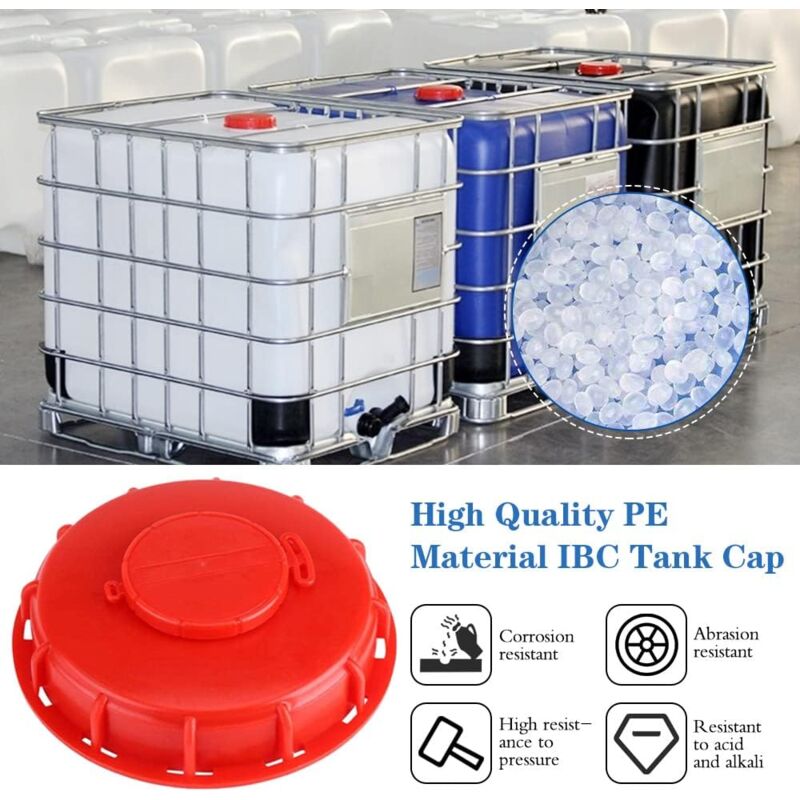 IBC Tank Lid 163mm Ventilated Compatible with 1000L IBC Water Container