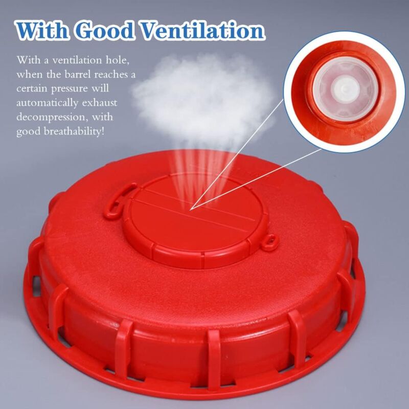 IBC Tank Lid 163mm Ventilated Compatible with 1000L IBC Water Container