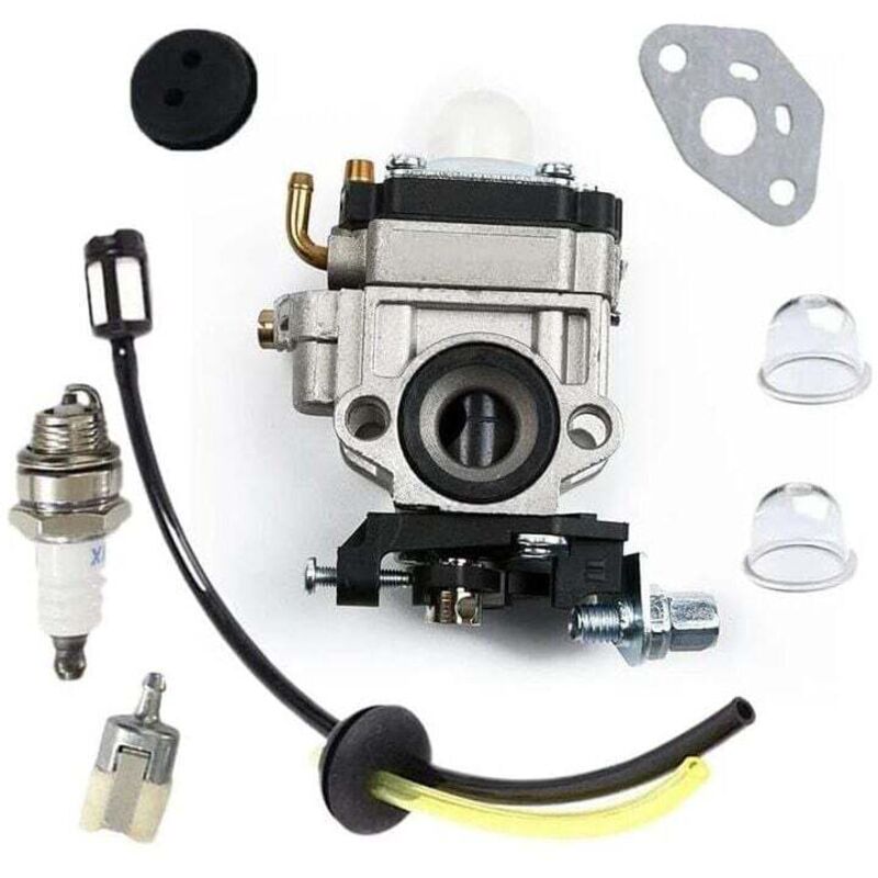 Kawasaki Carburetor Compatible with TH23 TH26 TH34 23cc 25cc 26cc Spark Plug Kit