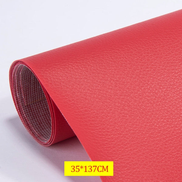 Leather Repair Patch Self-Adhesive Sofa Fix Red 35x137cm