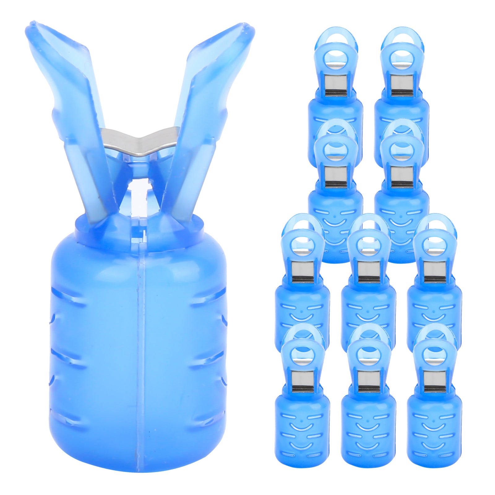 1 pair of wide pedals with non-slip surface and repair function, blue