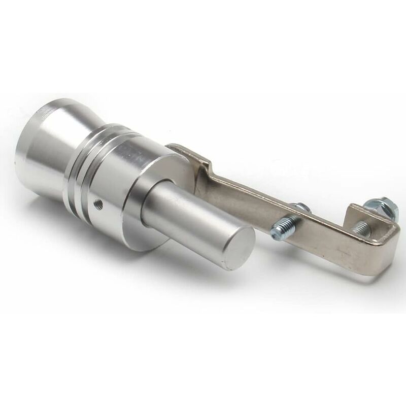 Turbo Whistle Simulator Aluminum Exhaust Whistle Universal Fit for 56mm to 85mm Pipes Exhaust Compatible with Universal Car