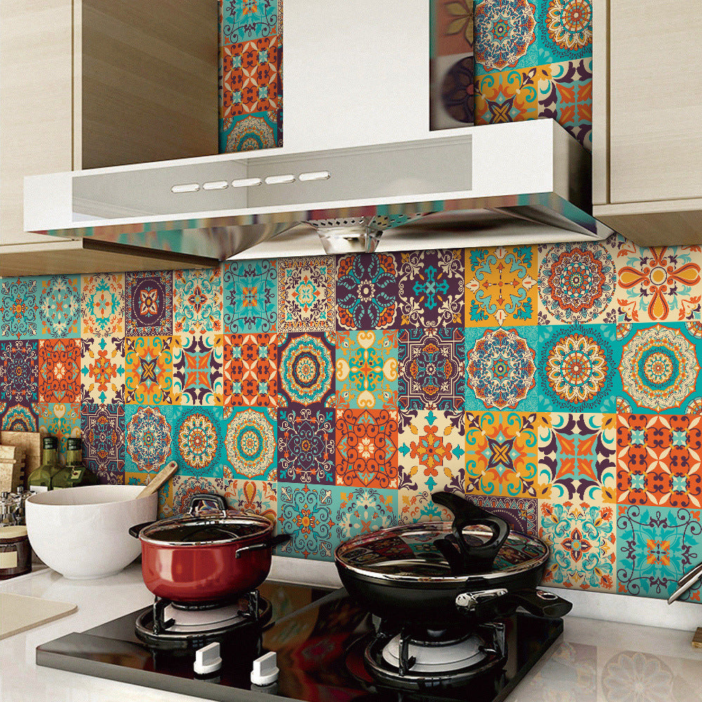 Waterproof Tile Stickers for Kitchen, Furniture, Table 15x15cm - 24 pcs