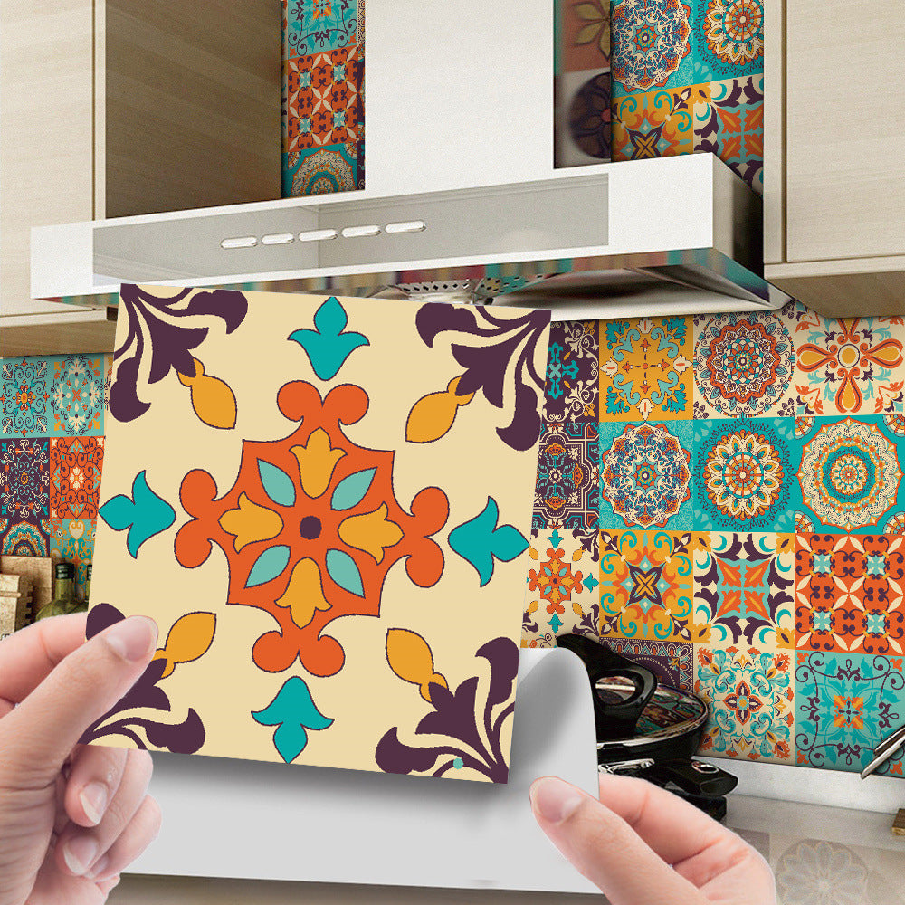 Waterproof Tile Stickers for Kitchen, Furniture, Table 15x15cm - 24 pcs