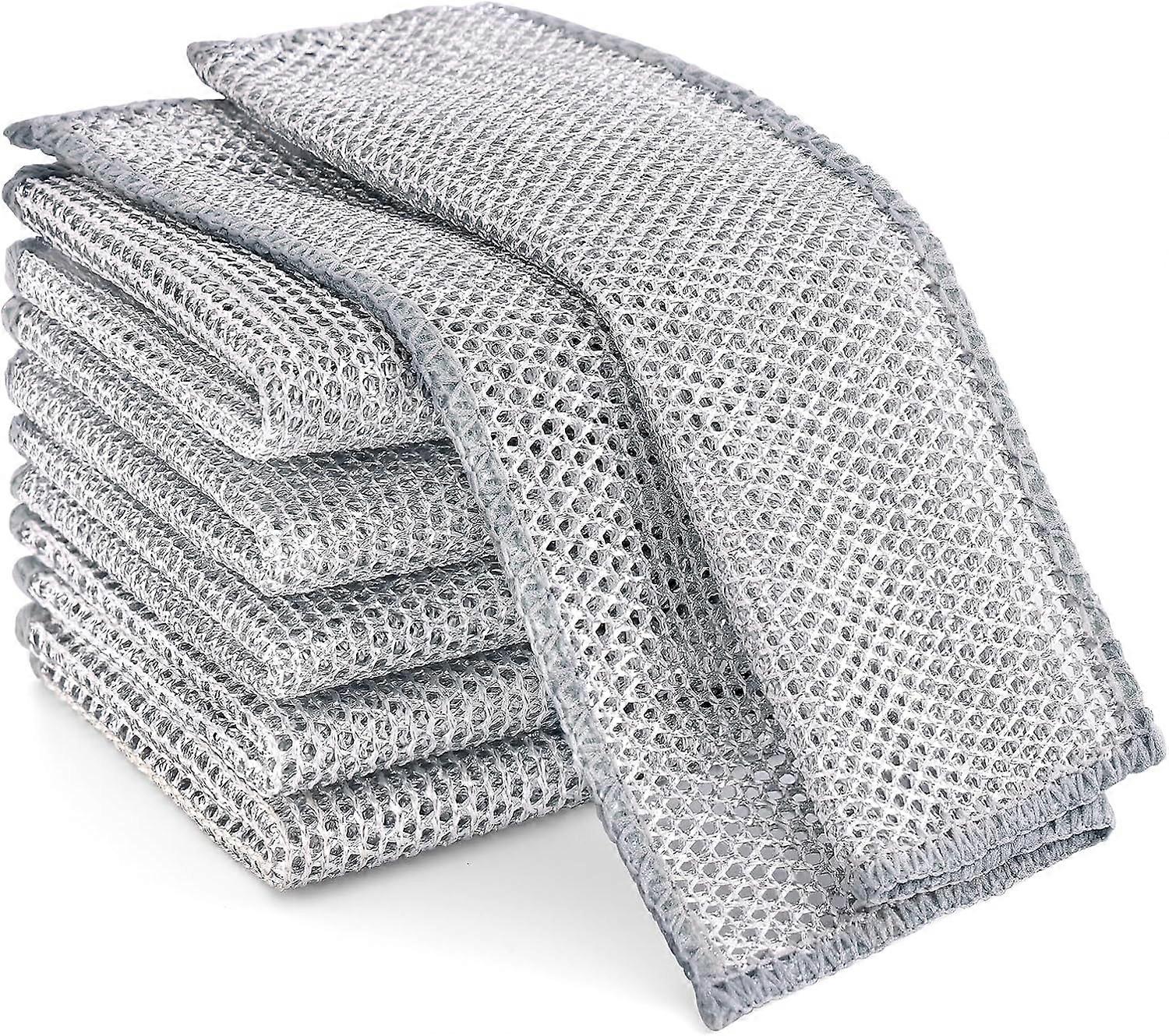 6-Pack Multifunctional Double Layer Steel Wire Dish Cloths