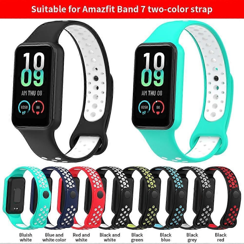 Bracelet for Amazfit Band 7 Smart Accessories Silicone Adjustable Wristband Replacement Sports Bracelet for Amazfit Band 7 Watch-Perfect A2384_tfrf A2384