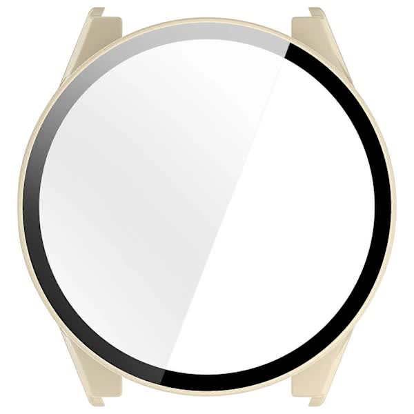 Garmin Forerunner 970 Watch Case Compatible with Tempered Glass Screen Protector Frame Protection White