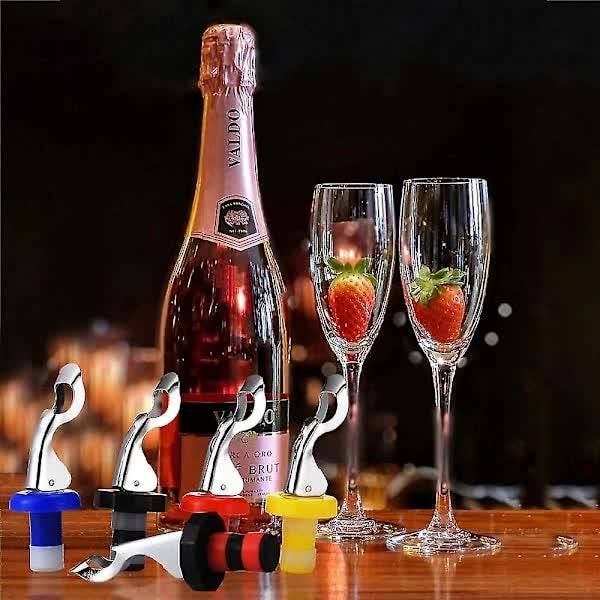 Wine Cork Stoppers 10 Pack Reusable Airtight Leakproof Seal for Beverage Bottles Manual Expanding Design