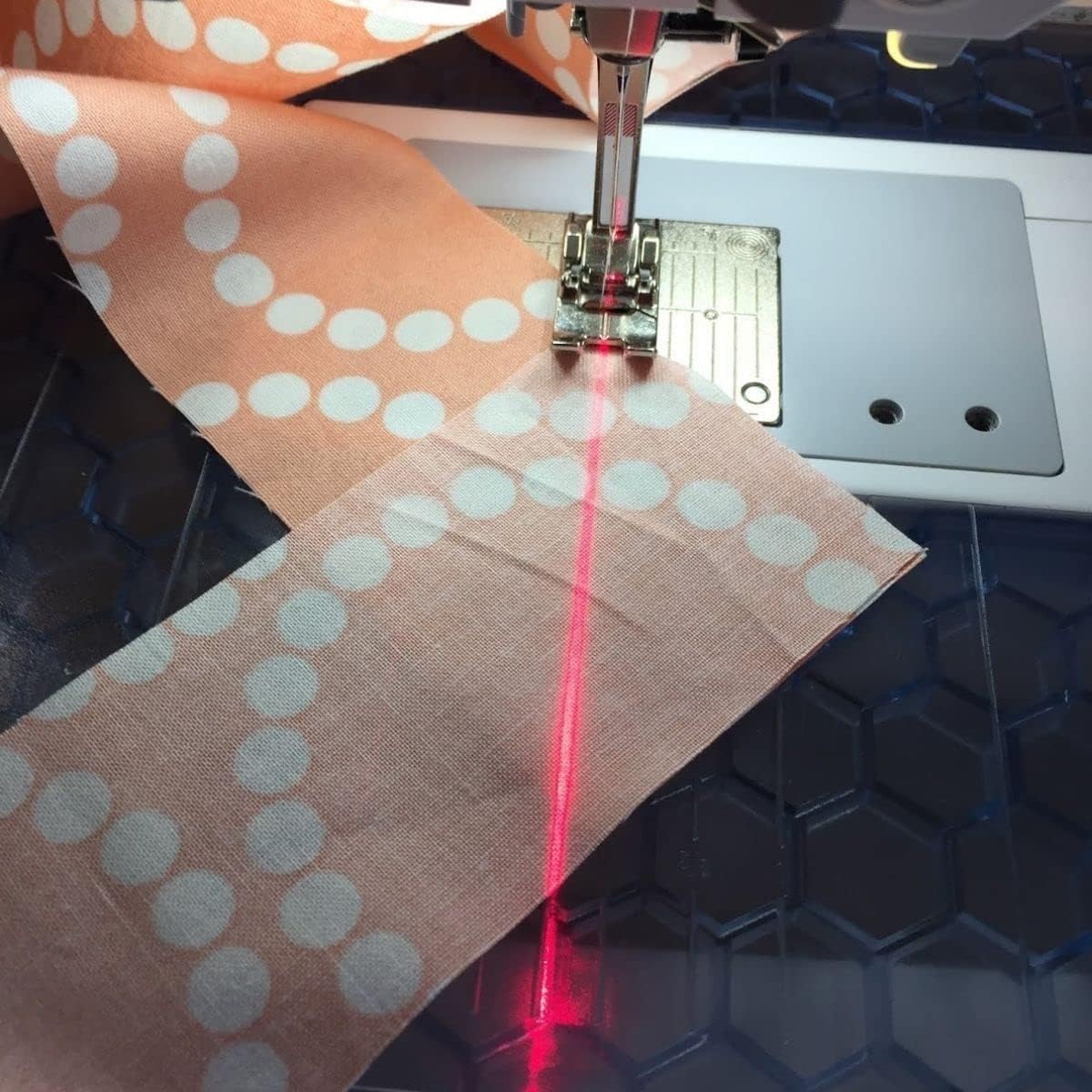 SewPro Laser Vision Guide,Sewing Machine Quilting Light , Dot , Straight Line , Crosshair , Innovative Sewing and Quilting Notion for Precise Stitching (Straight Line Sewing Laser), White