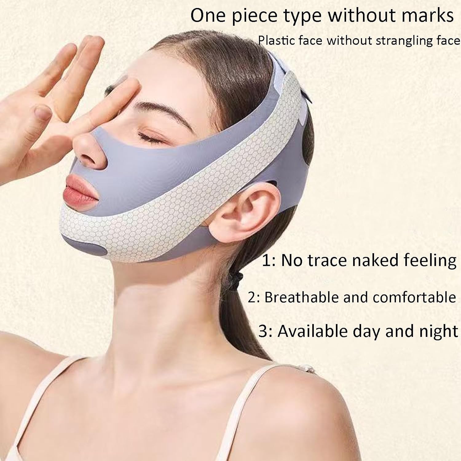 V Line Lifting Mask Chin Strap For Sleeping Reusable,Face Lift Tape Face Slimmer For Women,Jaw Trainer(Pink. Black. Blue)Variety Of Options.(Pink,2PCS)