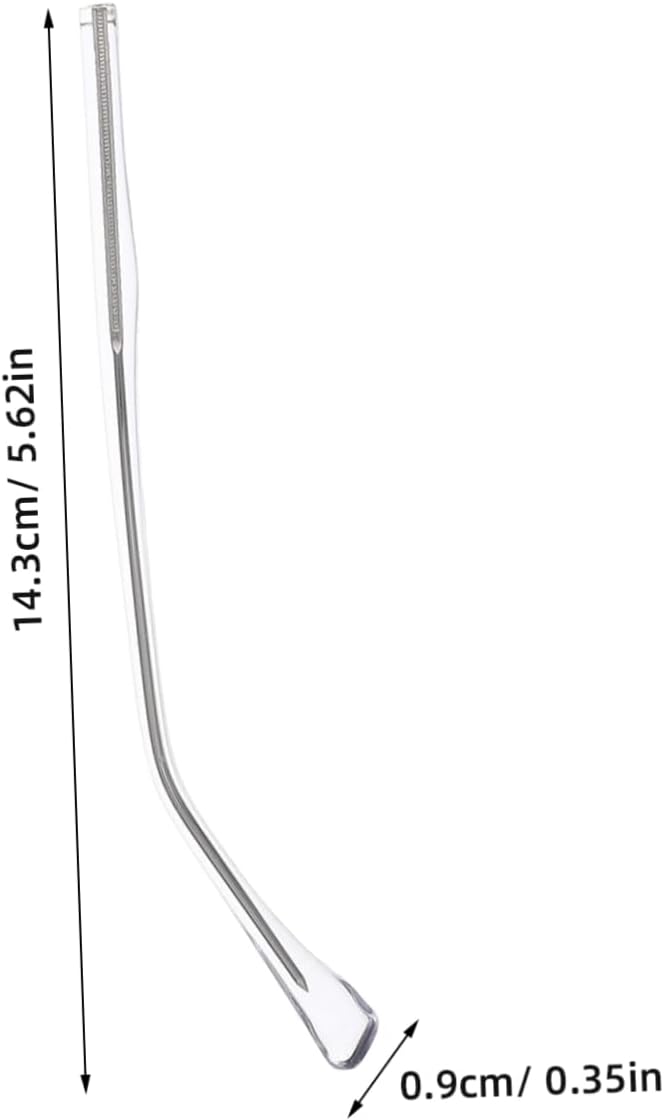 2 Sets Eyeglass Replacement Temples with Nose Pads Fit Glasses Repair Kit Includes Screws Washers Screwdriver of Durable Transparent Arms for Eyewear