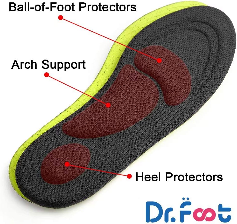 's Sports and Diabetic Anti Sweat Foam Comfort Insoles