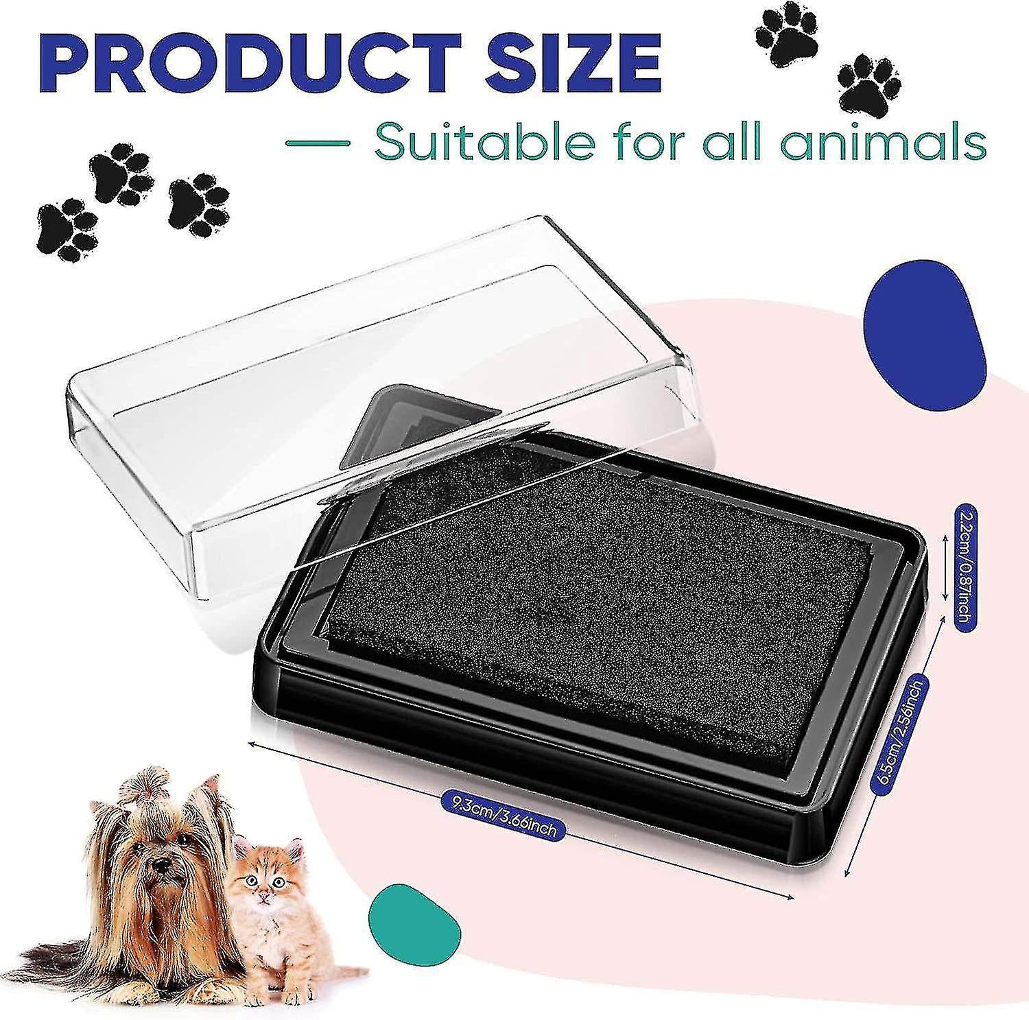 Cat And Dog Paw Print Stamp Pad Pet Paws Ink Pad Safe Pet Friendly Ink Pad No Mess For Puppy Kitten
