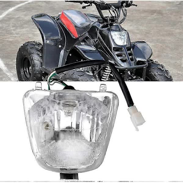 ATV Headlight Insert Compatible with 50Cc 70Cc 90Cc 110Cc 125Cc 4-Stroke