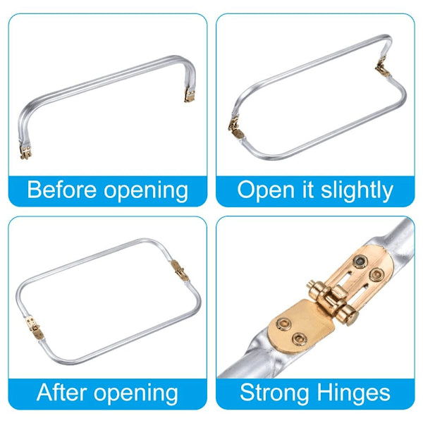 (4 pcs) Glasses Case, Unisex Hard Shell Glasses Case Protect