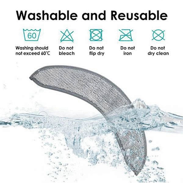 Replacement Mop Pads for iRobot Roomba Combo J7+, 12-Pack