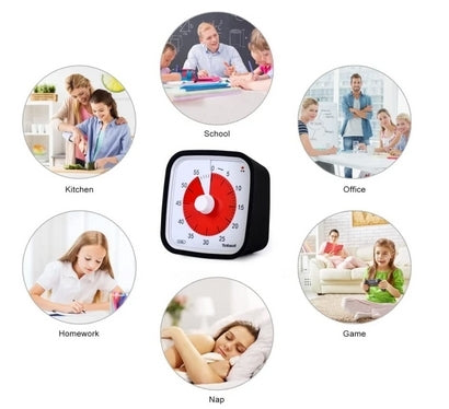 Visual Timer 60 Minute Classroom Timer for Kids Black 150