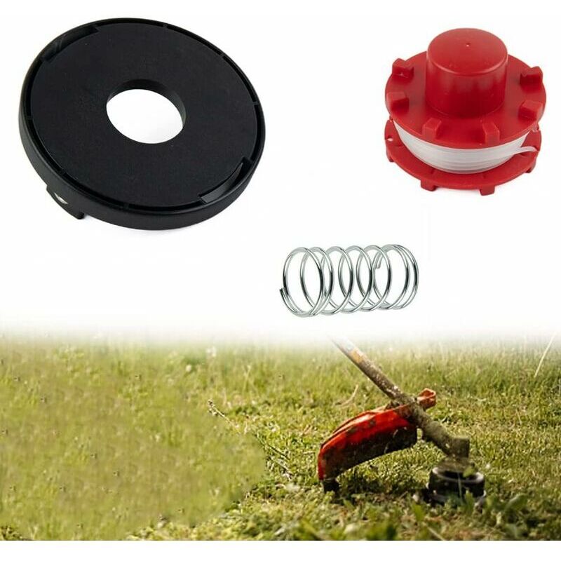 Line spool and spool cover for Einhell CECT 36/30 LI E SOLO, AGILLO 36/255 BL grass trimmer, trimmer line