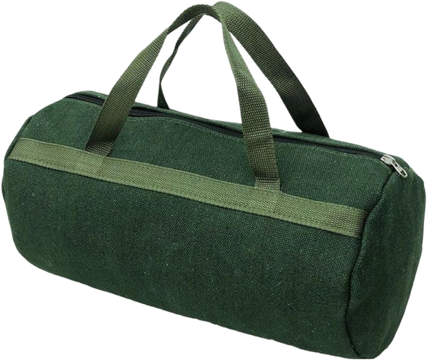 Grill Accessory Storage Bag, 24" Extra Thick Canvas Grill Utensil Storage Bag, Double Zipper Grill Tool Storage Bag, BBQ Tool Storage Bag Carry Bag for Camping Hiking Barbecue