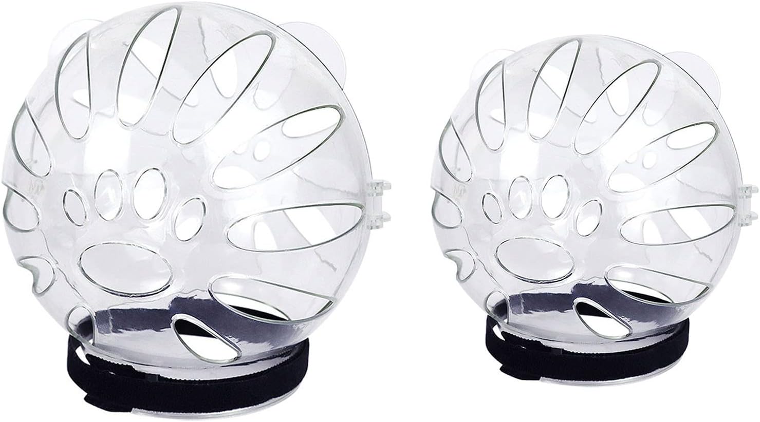 Pet Recovery Space Helmet Anti-Lick/Anti-Bite Head-Cover Breathable- Helmet Grooming Help Supplies Muzzles for Biting